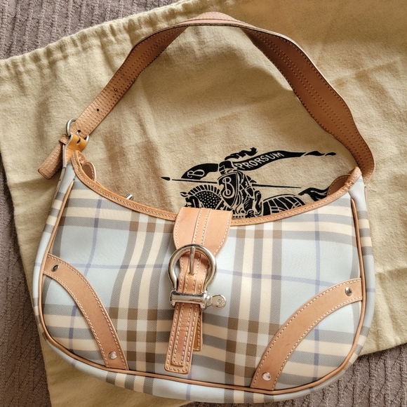 Burberry Handbags - BURBERRY BLUEBELL T-04-02 PLAID HOBO